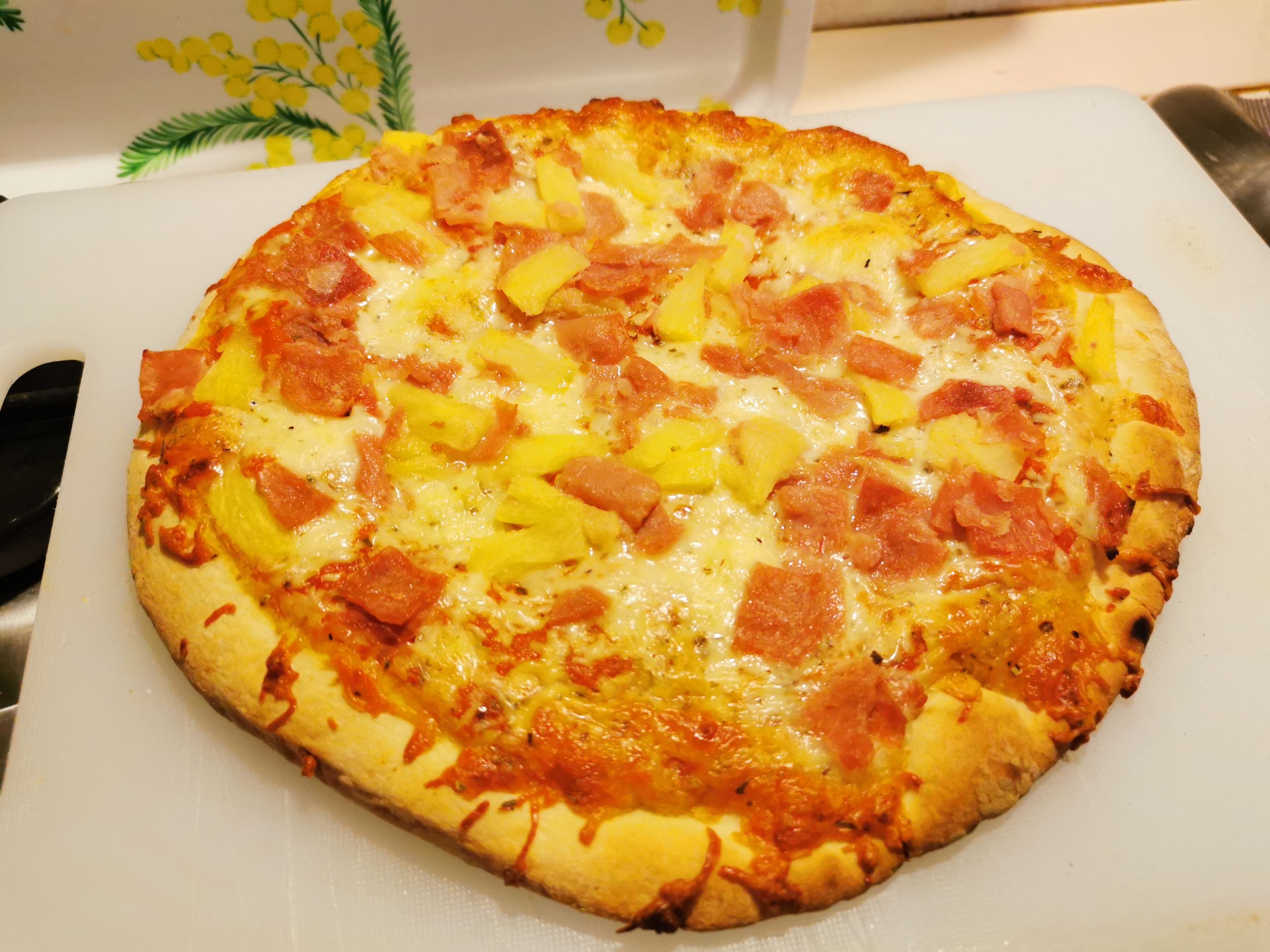Italpizza; Pizza ananas e prosciutto