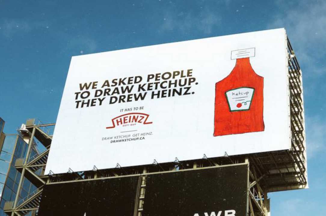 Heinz ha chiesto ai consumatori di disegnare il ketchup