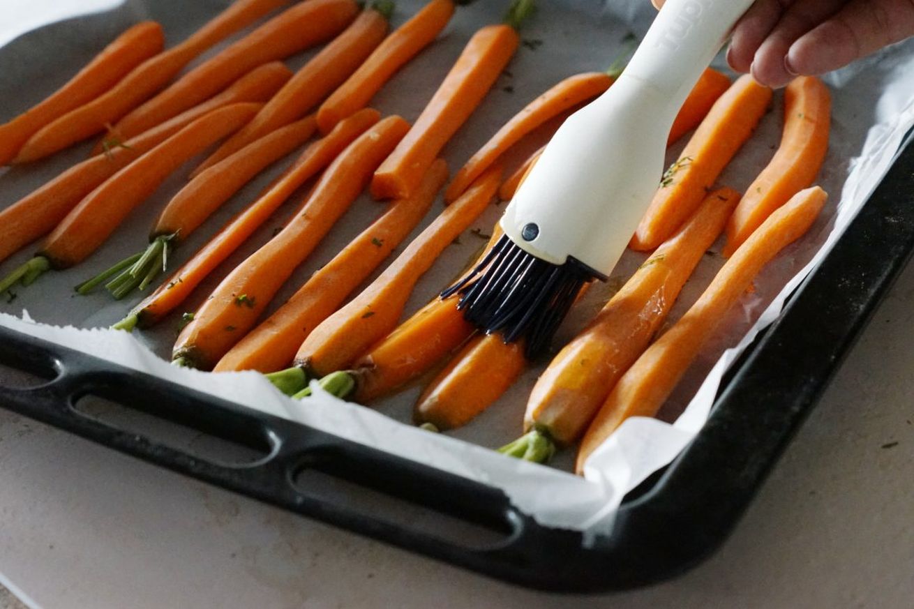 carote glassate al forno olio