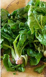Lavate gli spinaci