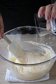 Aggiungete l'acqua