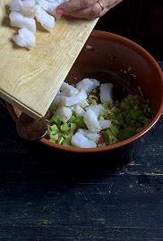 Aggiungete il baccalà