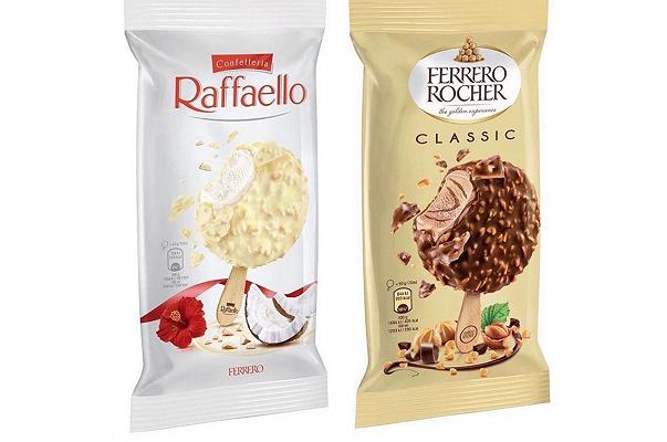 Ferrero ha due nuovi prodotti: i gelati al Rocher e al Raffaello