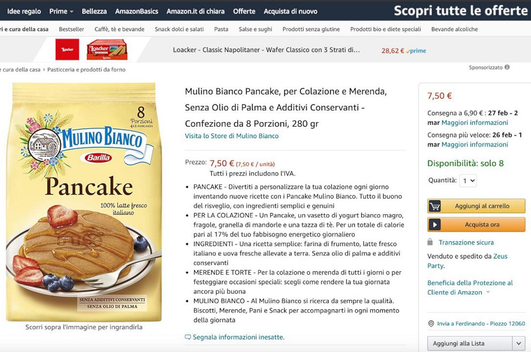 Pancake Mulino Bianco, quanto siete disposti a spendere per averli