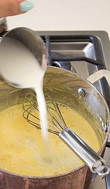 Aggiungete il latte