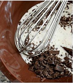 Preparate la ganache