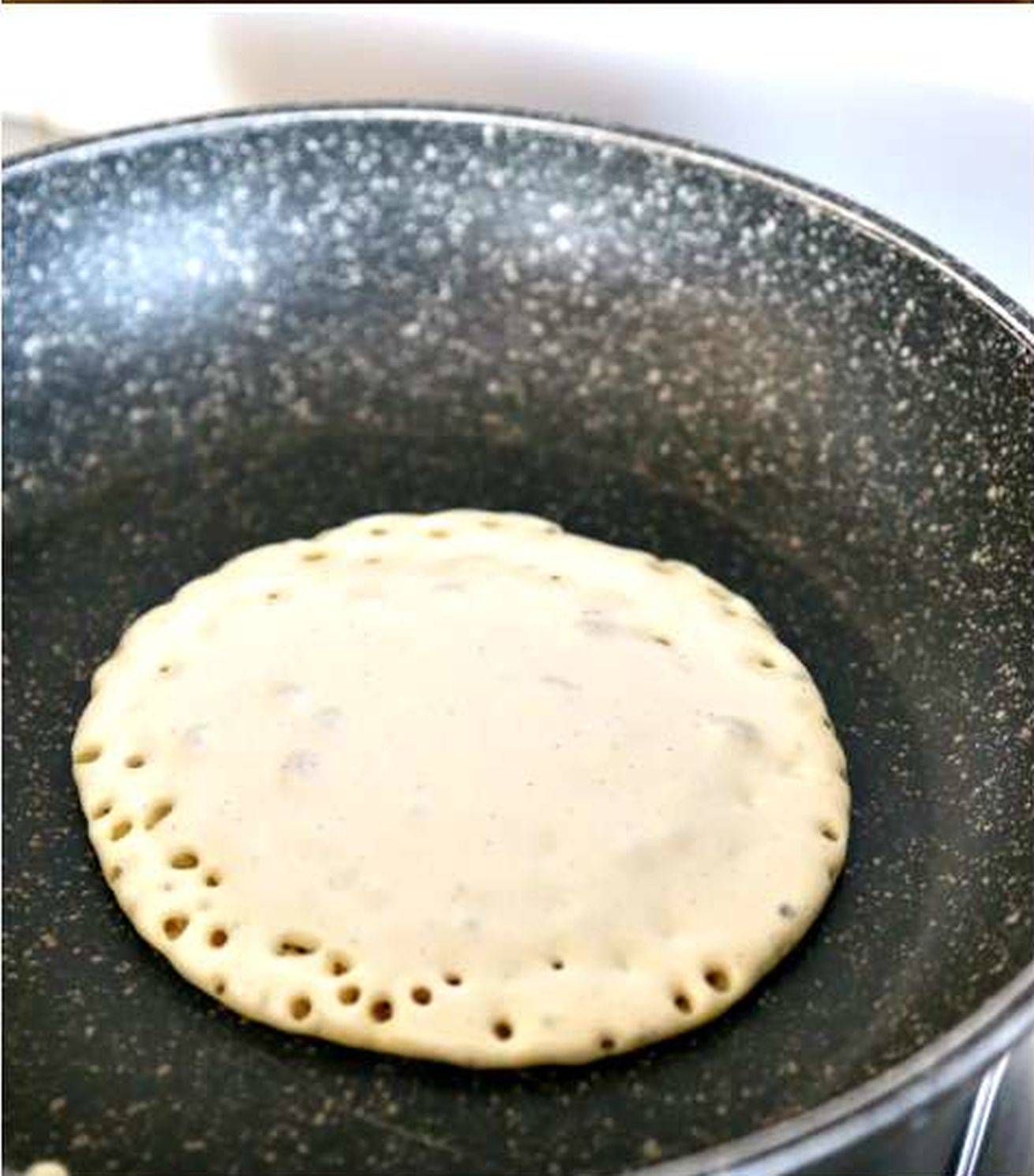 pancake di quinoa cottura
