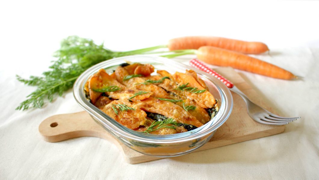 parmigiana di carote cotta