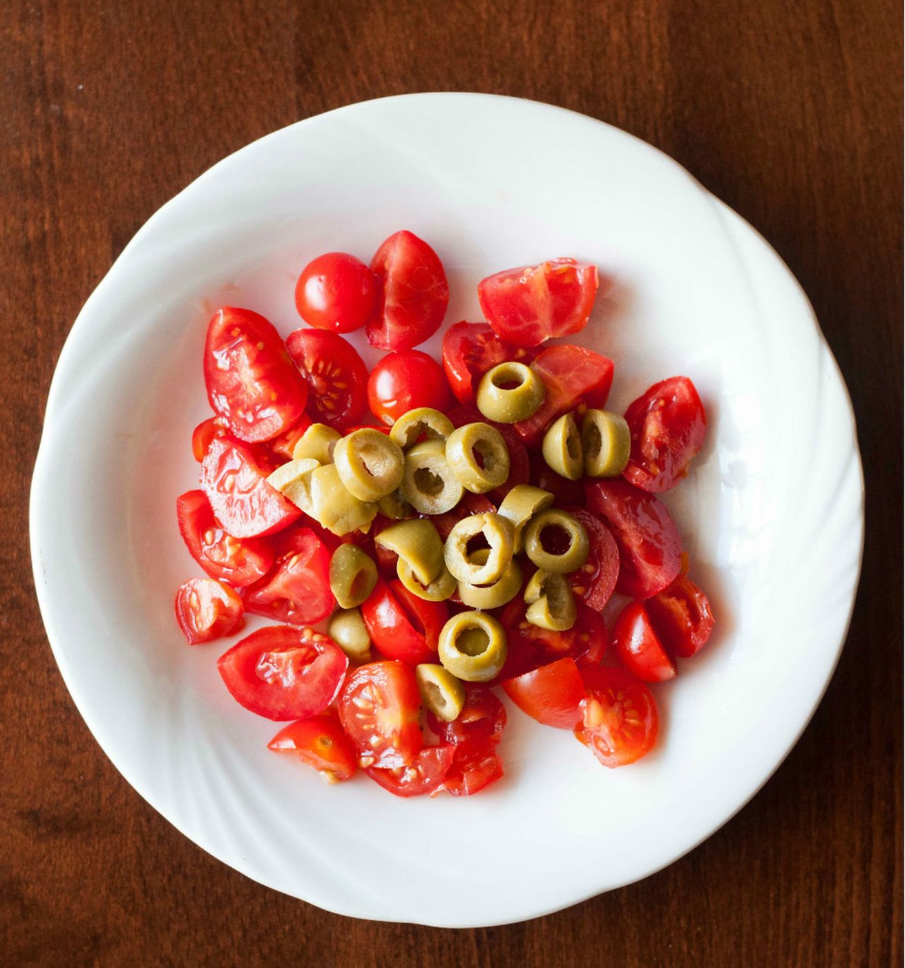 pasta olive e pomodorini ingredienti