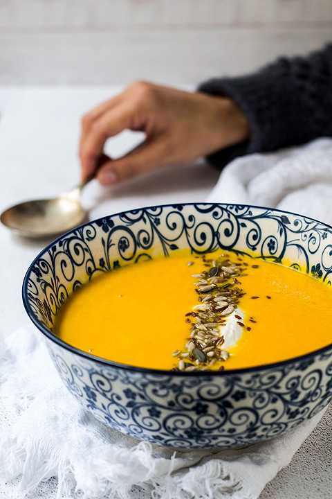 Vellutata zucca e ricotta