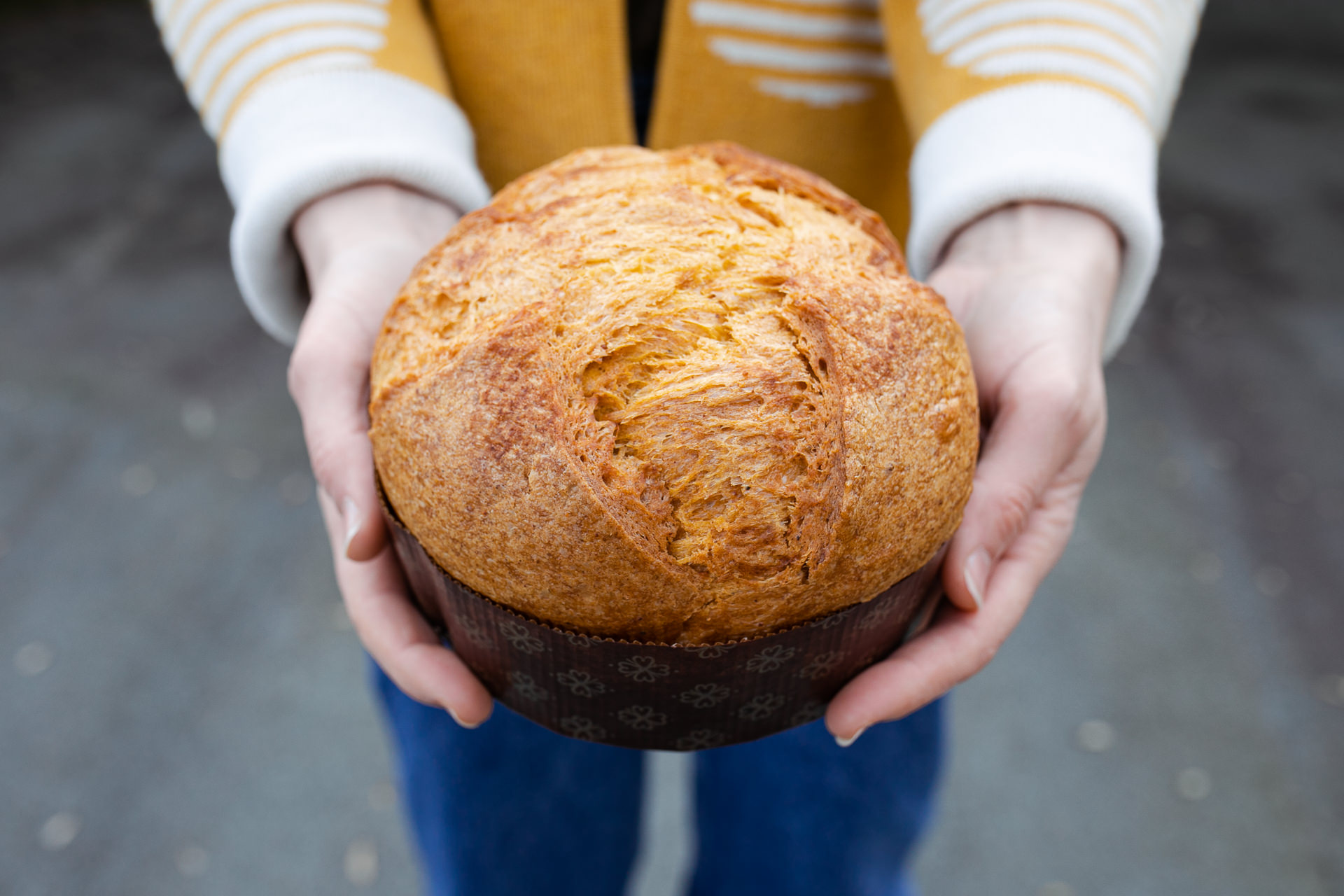 Panettone di Pasqua; Cremeria Capolinea