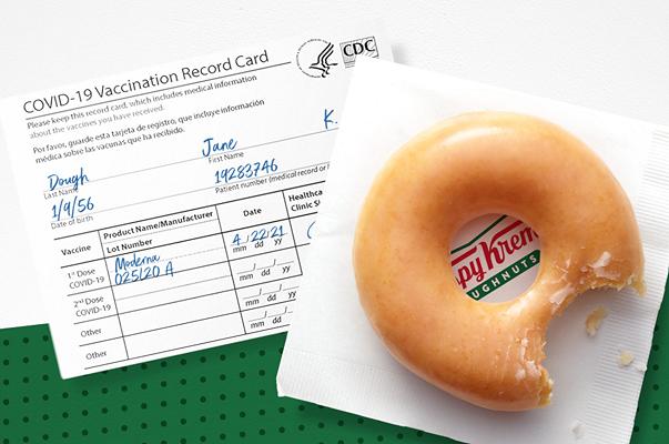 Usa: Krispy Kreme offre ciambelle gratis a chi si vaccina contro il Covid