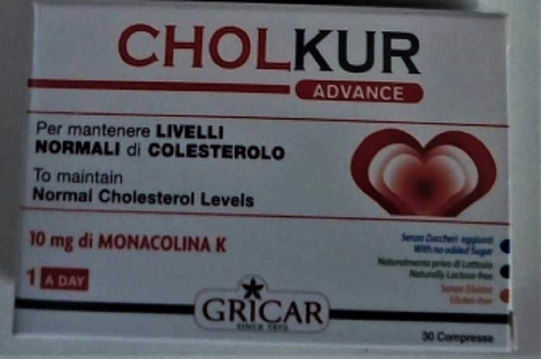 Integratore alimentare Cholkur Advance di Gricar Chemical: richiamo per rischio allergeni