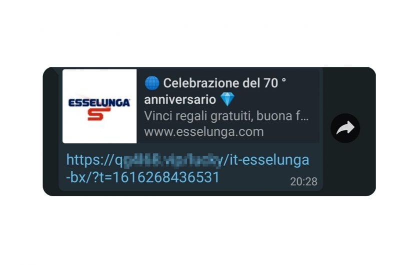 esselunga-truffa-70-anniversario-whatsapp