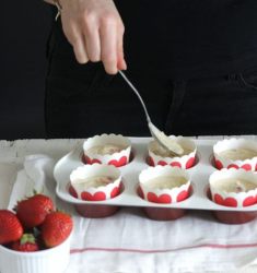 mettere l'impasto nei pirottini