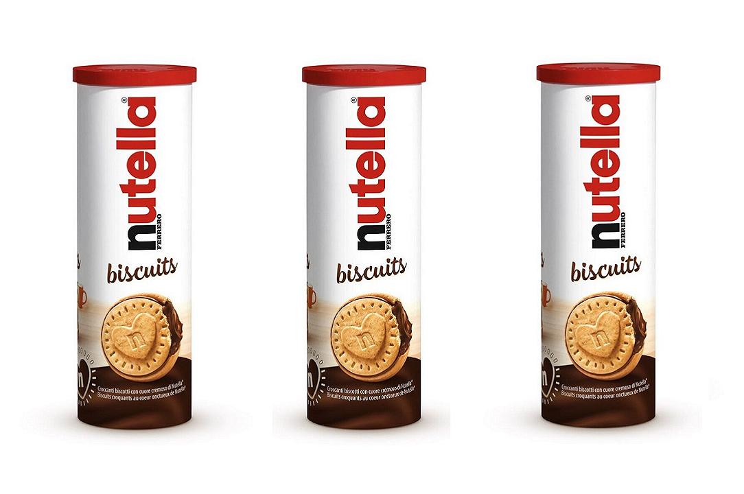 Nutella Biscuits cambia confezione: i biscotti Ferrero saranno in tubo