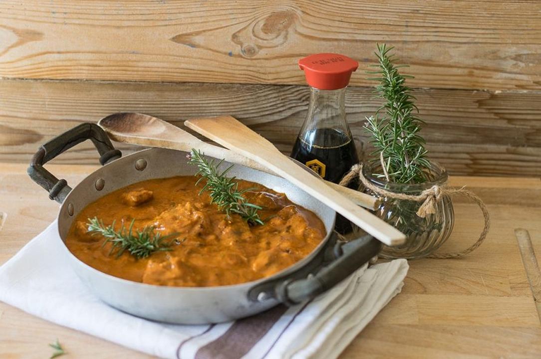 Spezzatino di vitello alla salsa di soia