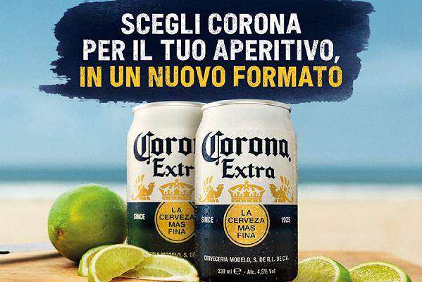 Corona lancia la sua birra in lattina