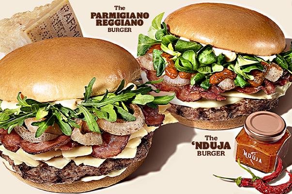 Burger King propone il The Parmigiano Reggiano Burger e il The ‘Nduja Burger