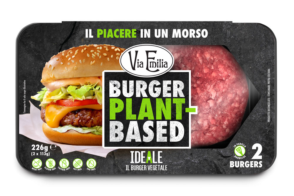burger plant based Via Emilia