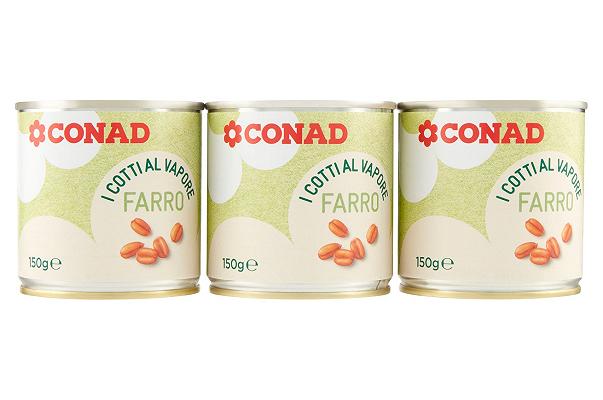 Conad, Farro – I Cotti al Vapore: richiamo per rischio allergeni