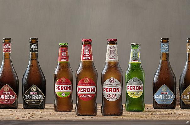 Birra Peroni festeggia 175 anni: nuova grafica e blockchain applicata alla filiera