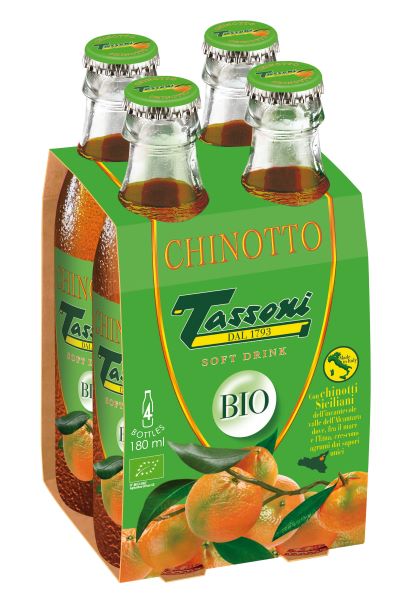 Tassoni lancia il Chinotto Bio, in vendita da metà maggio