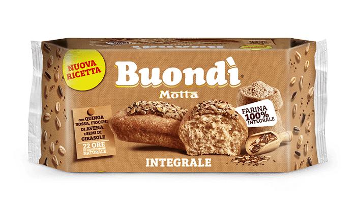 Buondì Motta integrale, nuova ricetta e nuova confezione