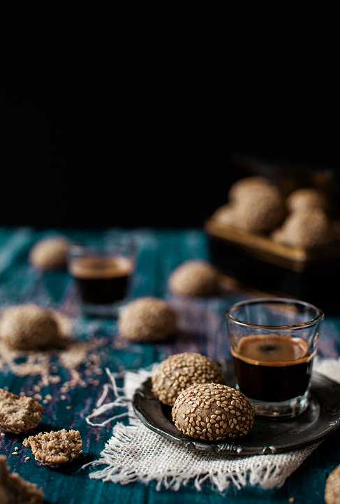 Tahini cookies (biscotti con pasta di sesamo)