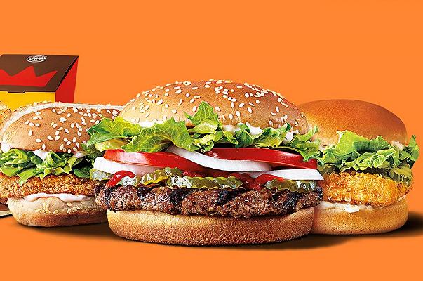 Burger King promuove lo stop agli ingredienti artificiali con i piatti dei vip