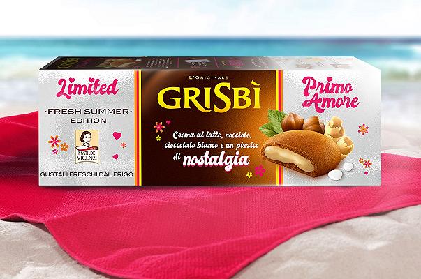 Grisbì lancia Primo Amore, edizione limitata estiva con nocciole e cioccolato bianco