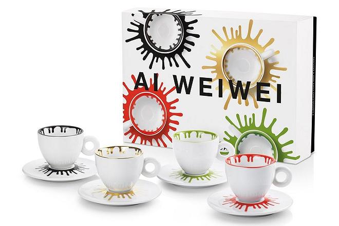 Illy caffè Ai Weiwei art collection tazzine