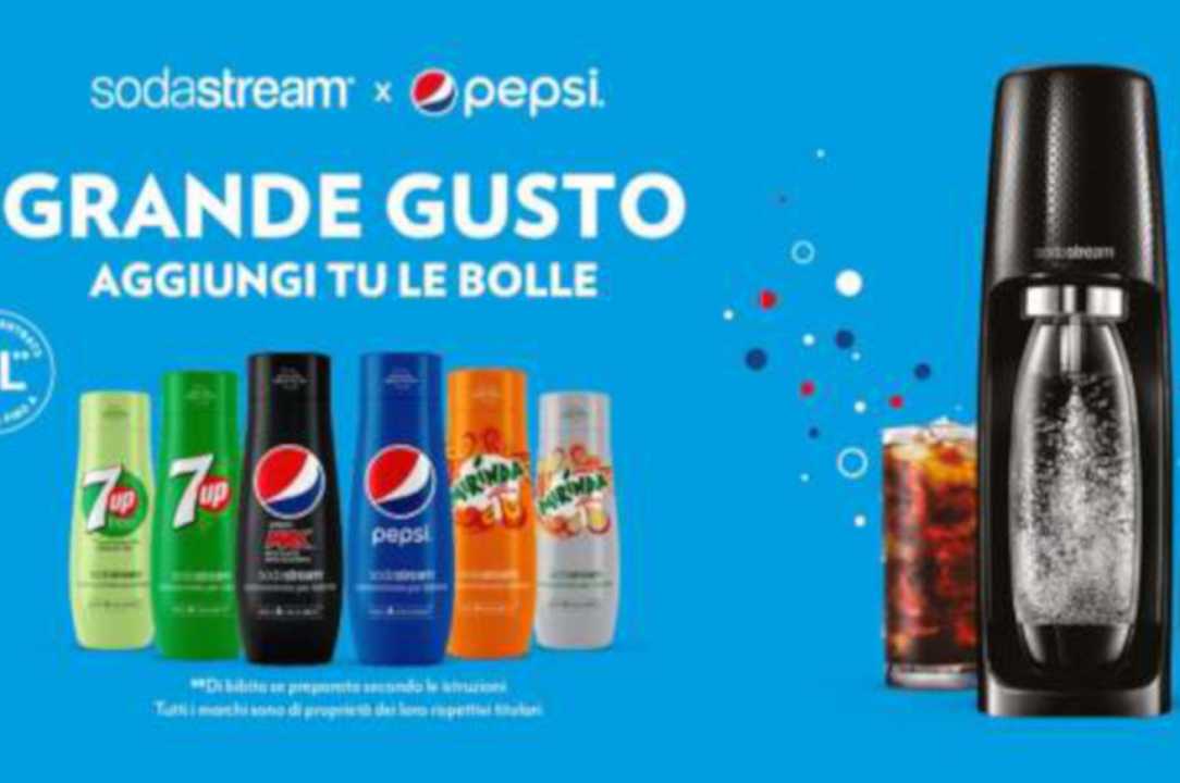 Acqua che diventa Pepsi: la trovata di SodaStream