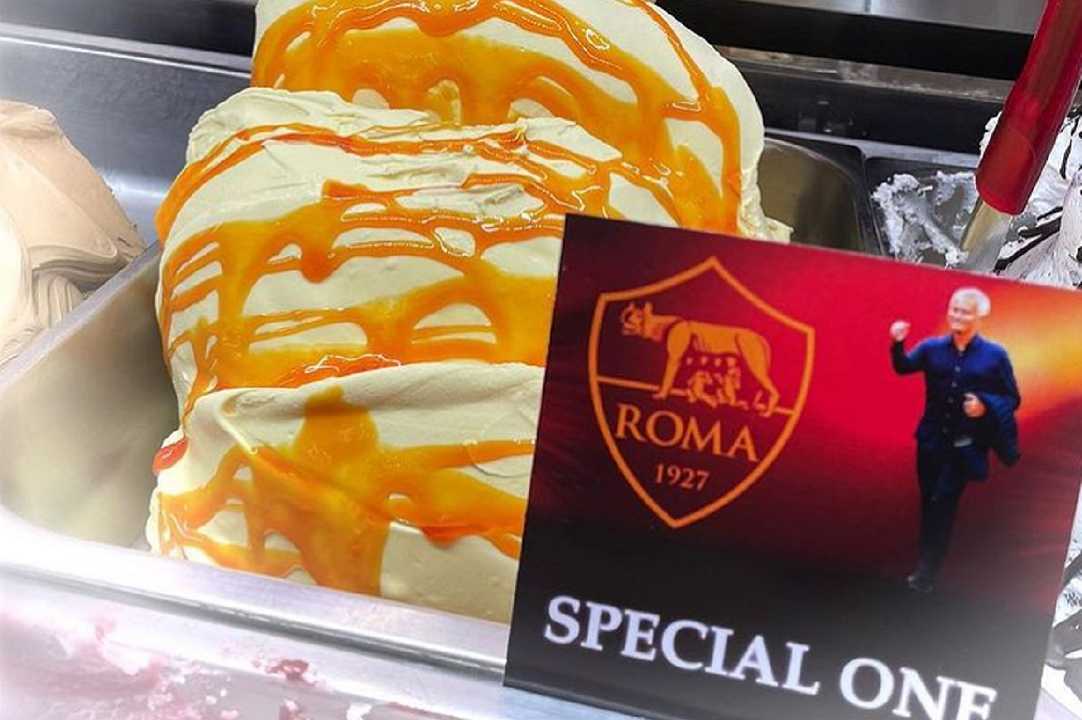 Gelato “Special One”: com’è il gusto romanista in onore di Mourinho