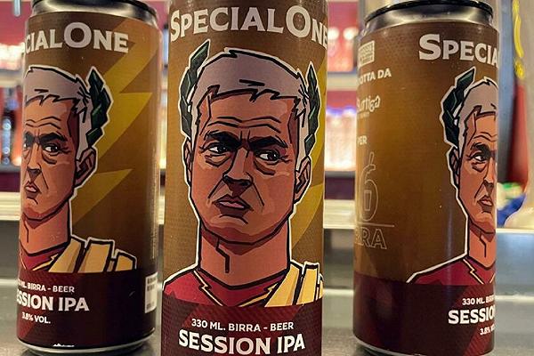 Birra Specialone, il terzo tributo gastronomico dei romanisti a Mourinho