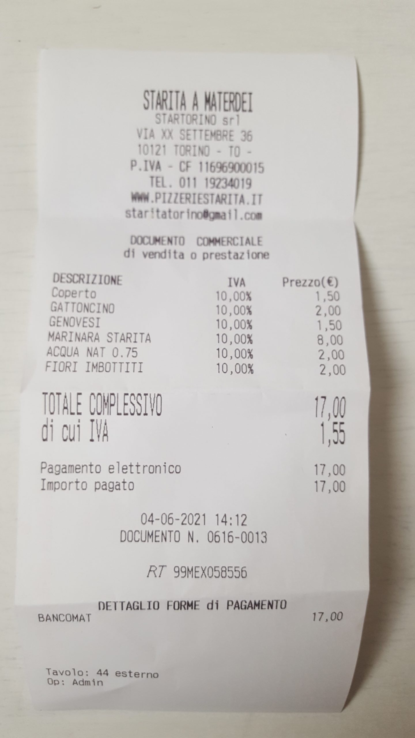 pizzeria starita torino