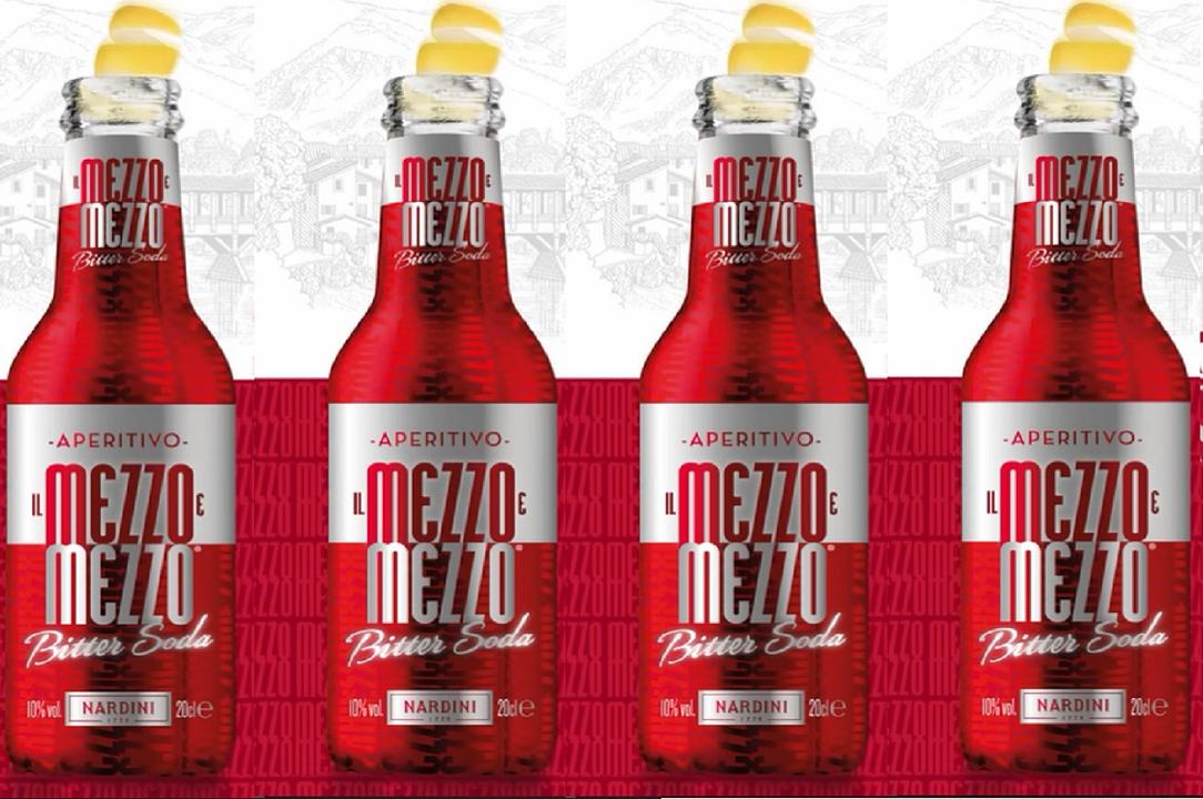 Distilleria Nardini arriva l'aperitivo Mezzoemezzo Bitter Soda Dissapore