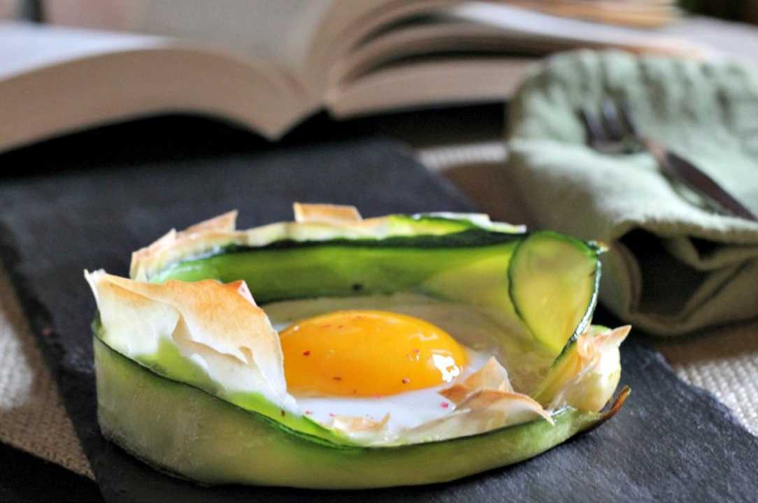 Cestini di zucchine e uova