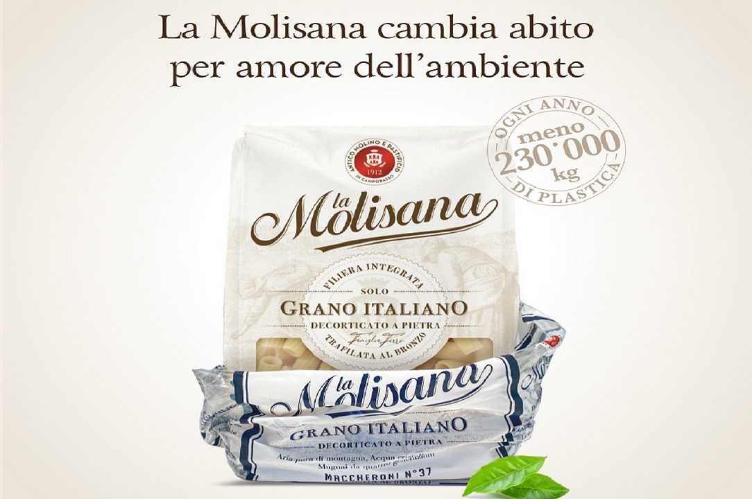 Pasta La Molisana: nuovo packaging 100% riciclabile
