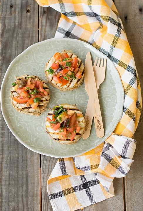 Bruschette di melanzane