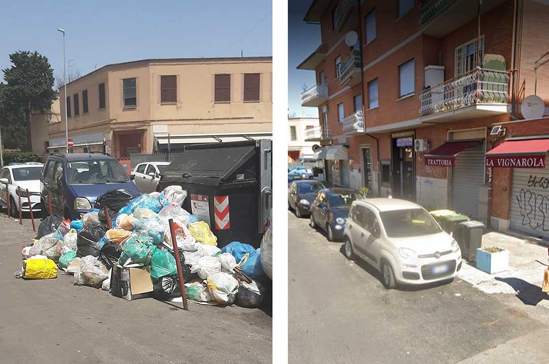 Roma, ristorante si vergogna ad aprire: troppi rifiuti per strada