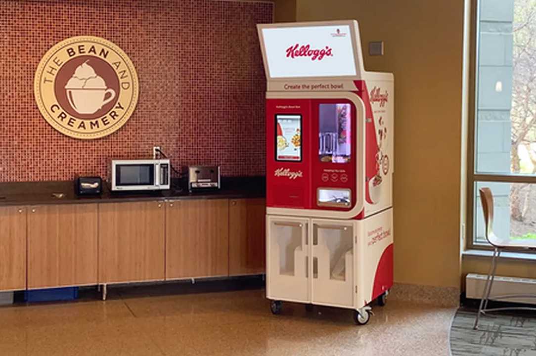 USA: Kellogg’s propone il suo distributore automatico di cereali