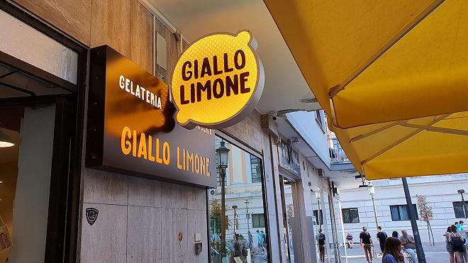 Gelateria Giallo Limone; Salerno