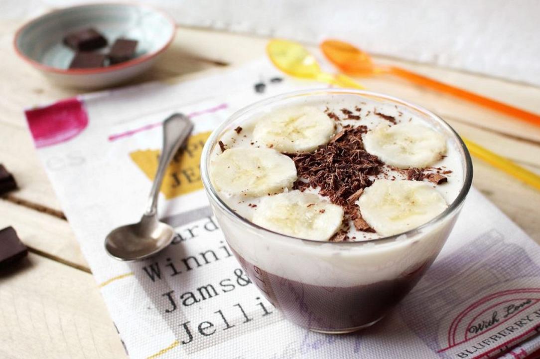 Bavarese al cioccolato vegana