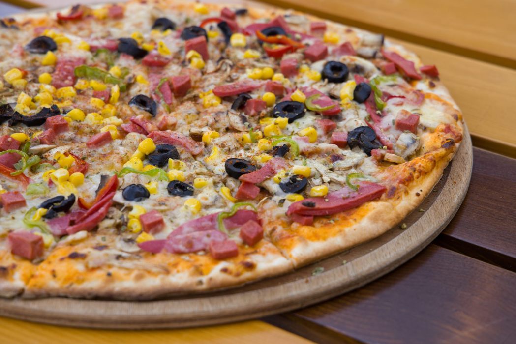 pizza mais prosciutto
