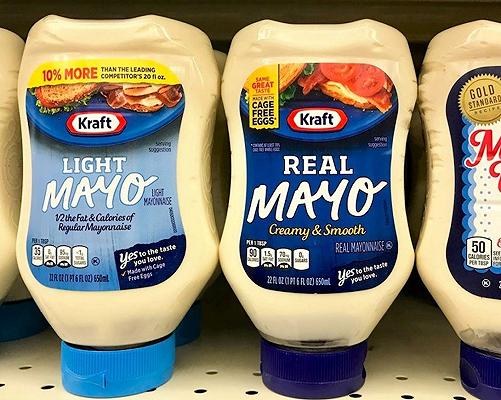 Kraft, niente più maionese senza grassi: “non era davvero buona”
