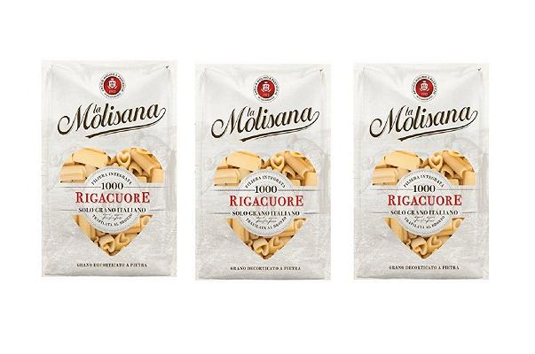 Pasta La Molisana: il nuovo formato Rigacuore è il primo con carta 100% riciclabile