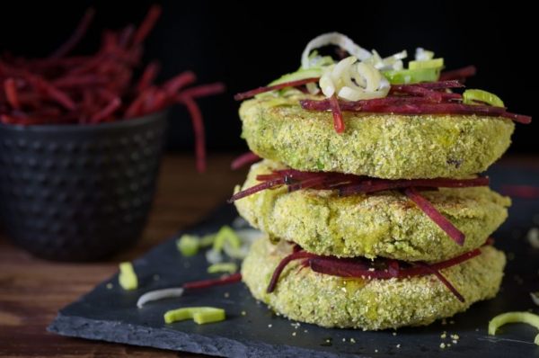 tre burger di edamame