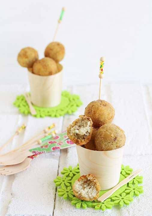 Arancini di couscous con alici