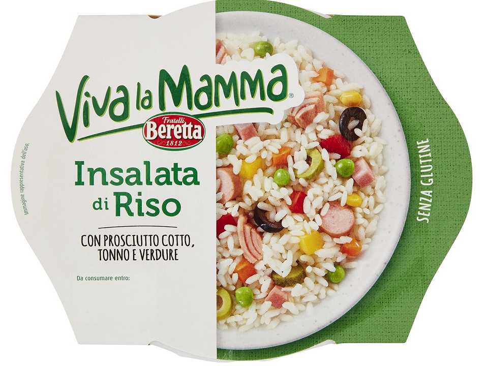Insalata di riso Viva la Mamma di Piatti Freschi Italia: richiamo per rischio allergeni